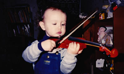violin student